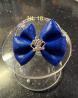 Bleu nuit NL 18 couronne pierres  4,5 cms