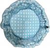 Nid Conti bleu ciel  pois blanc nouvelle collection 2024  68 cms